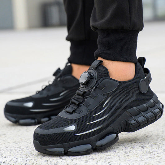 Unisex Stylische Turnschuhe Rutschfeste Sicherheitsschuhe mit Anti-Schock-Noppe